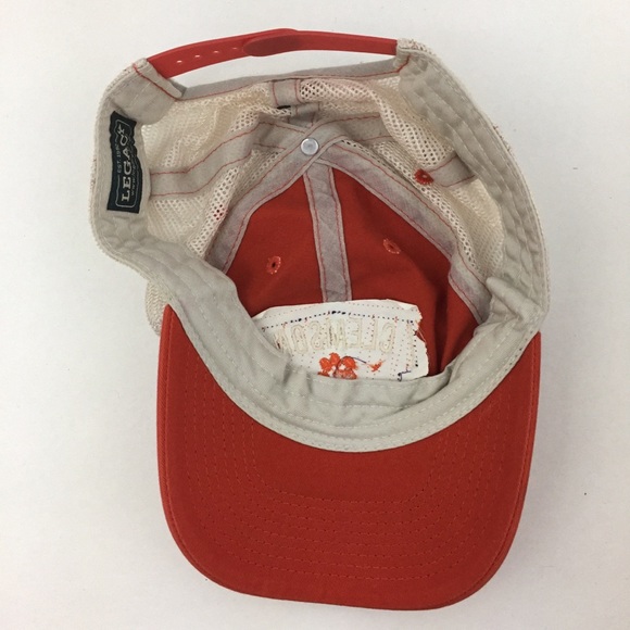 Clemson Tigers Paw Patch Hat Logo College Football Baseball Mesh Snap Back Cap - Picture 7 of 10